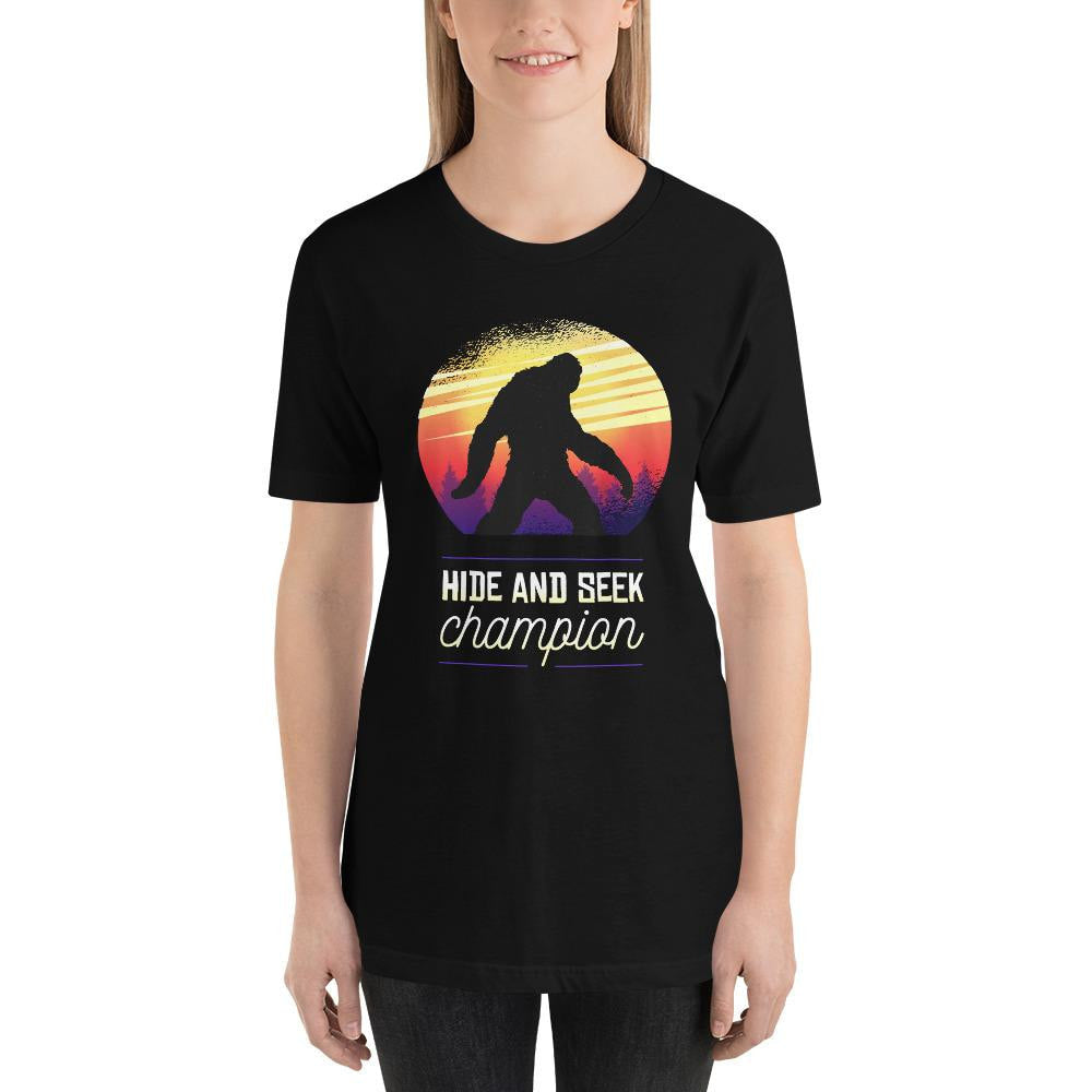 Big Foot Half Sleeve T-Shirt — Black (2)