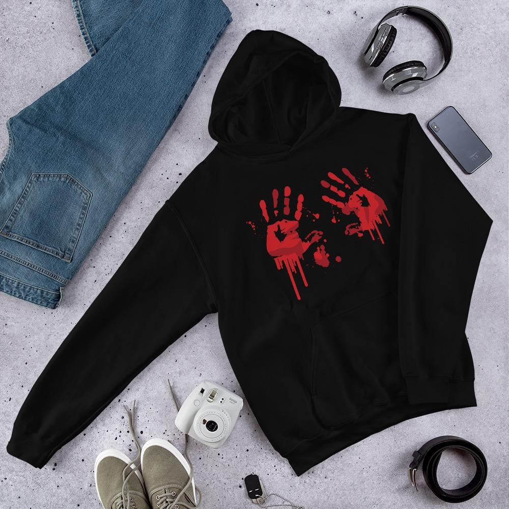 Blood Stains graphic hoodie – Fourth Dimension Club