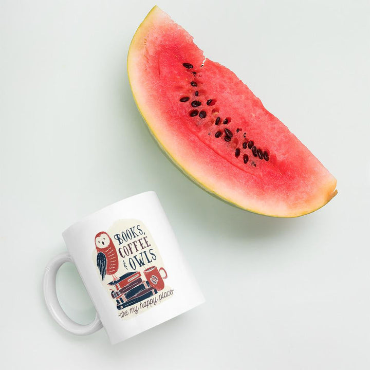 Books, Coffee & Owls Coffee Mug