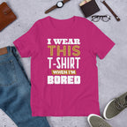 Bored Half Sleeve T-Shirt — Pink