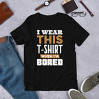 Bored Half Sleeve T-Shirt — Black