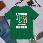 Bored Half Sleeve T-Shirt — Green