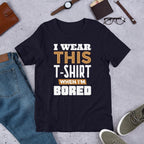 Bored Half Sleeve T-Shirt — Navy