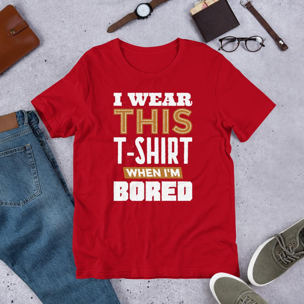 Bored Men graphic tee front print – Fourth Dimension Club
