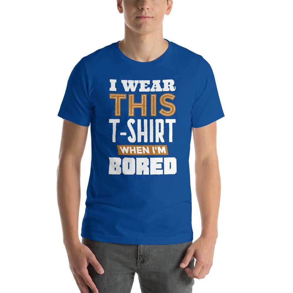 Bored graphic tee front print – Fourth Dimension Club