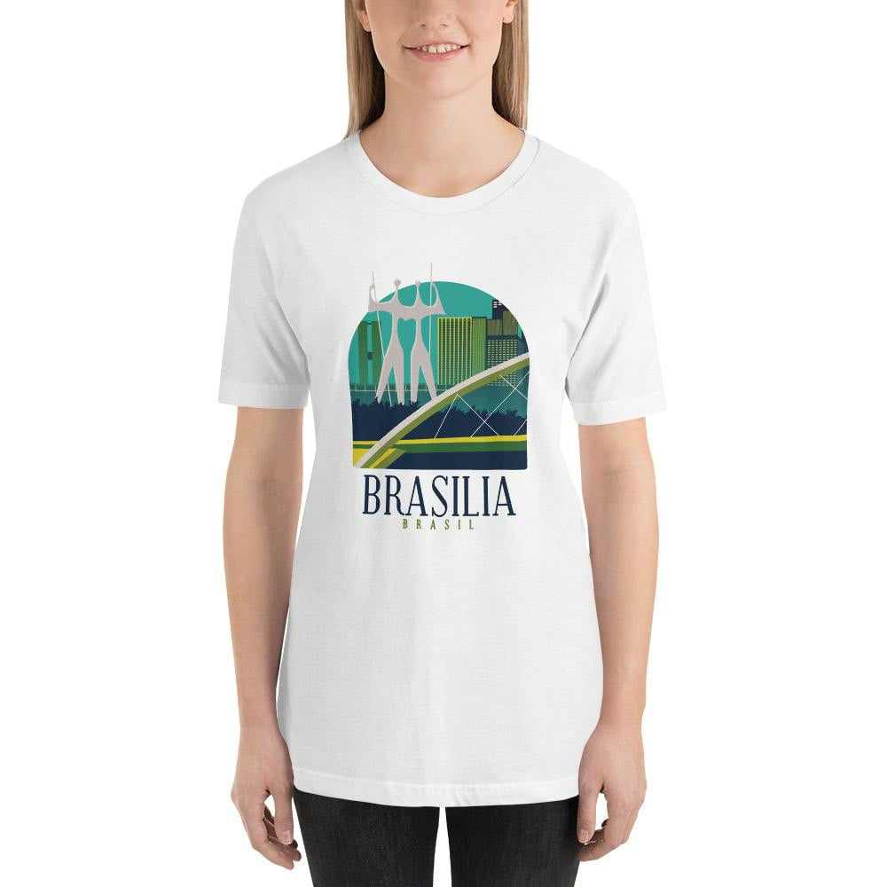 Brasilia Brasil graphic tee front print – Fourth Dimension Club