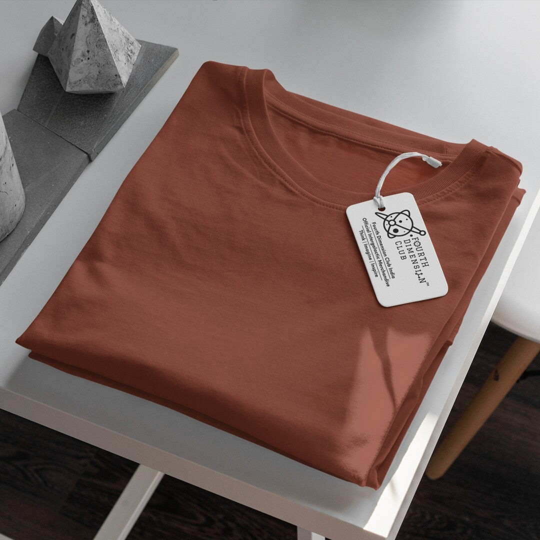 Timeless Tees — brick-red