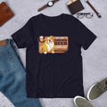 Beer & Bulldog Half Sleeve T-Shirt — Navy