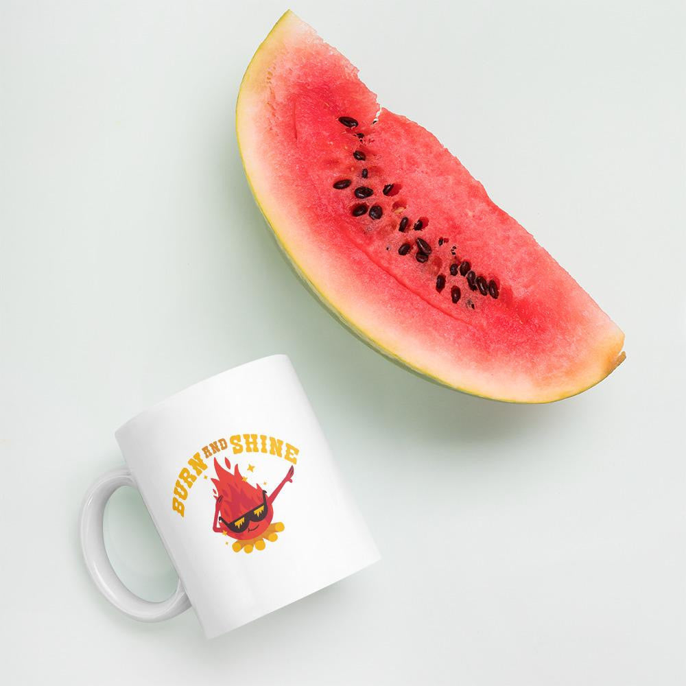 Cute Fire Coffee Mug — detail view 5
