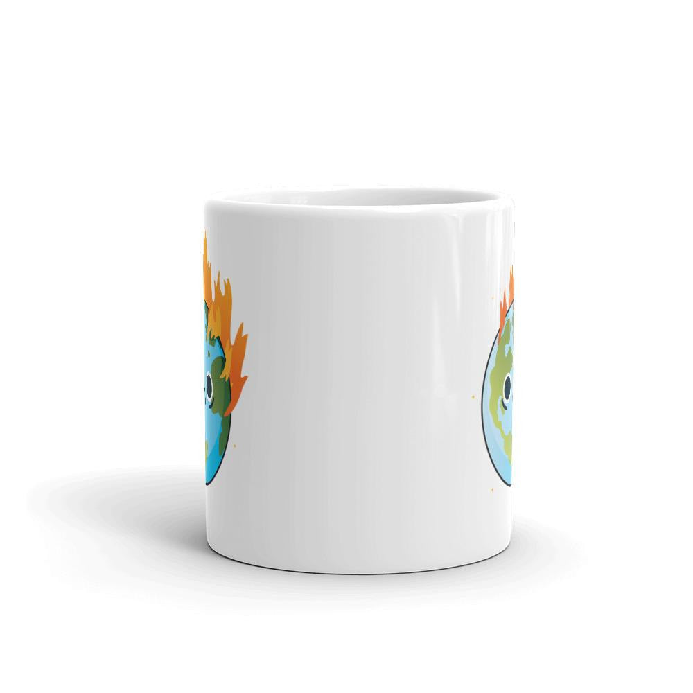 Burning Sad Earth Coffee Mug — detail view 2
