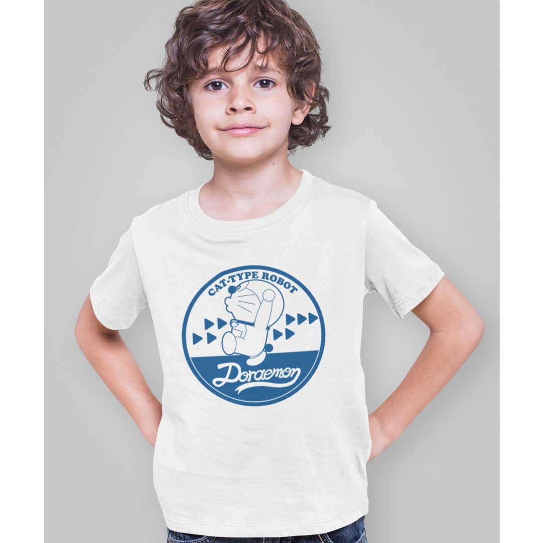 Cat Type Robot Retro Kid's T-Shirt — 6