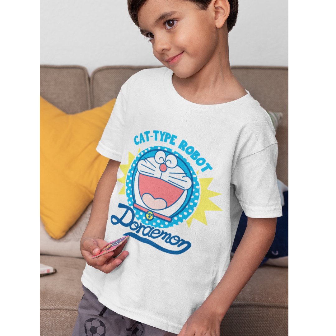 Cat Type Robot Kid's T-Shirt — 6