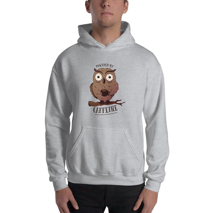 Caffeine Owl Unisex Hooded Sweatshirt