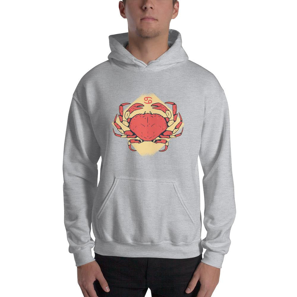 Cancer Zodiac Unisex Hooded Sweatshirt — detail view 2