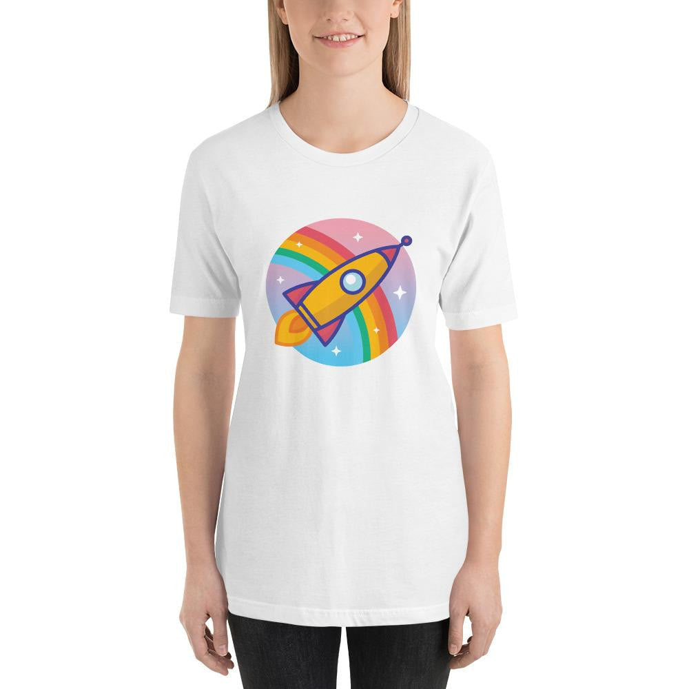 Cartoon Rocket Half Sleeve T-Shirt — detail view 10