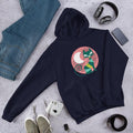 Cat Kid Unisex Hooded Sweatshirt — Navy