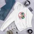 Cat Kid Unisex Hooded Sweatshirt — White