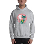 Cat Kid Unisex Hooded Sweatshirt — detail view 2