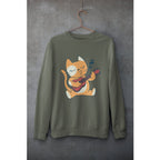 Cat Ukulele crew sweatshirt – Fourth Dimension Club