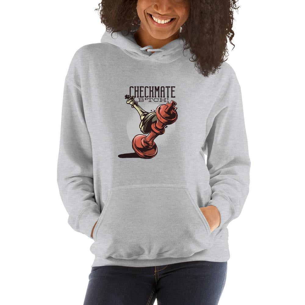 Checkmate Unisex Hooded Sweatshirt — detail view 3
