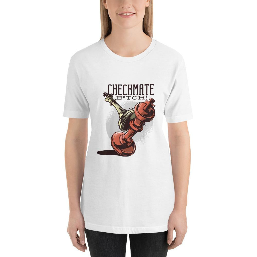 Checkmate graphic tee front print – Fourth Dimension Club