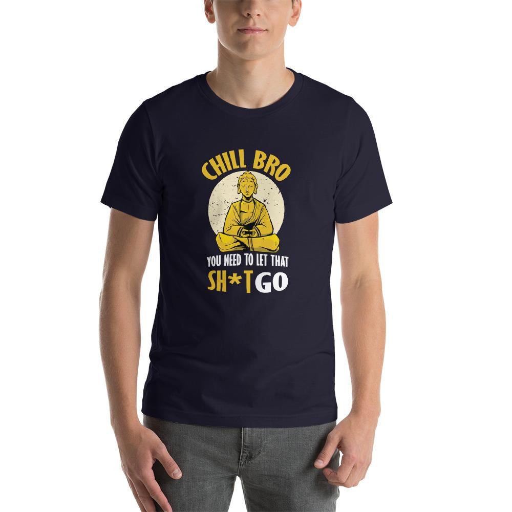 Chill Bro Half Sleeve T-Shirt — Navy (2)