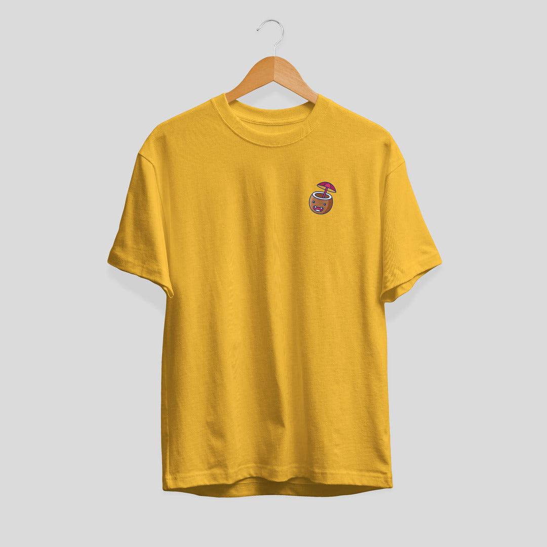 Aloha Coconut pocket graphic tee – Fourth Dimension Club