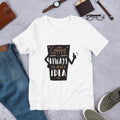 Coffee Always Good Half Sleeve T-Shirt — White