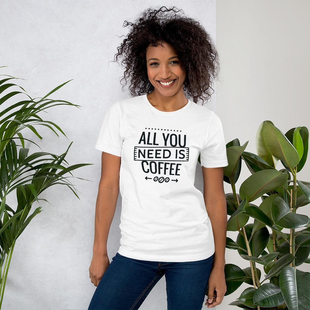 All You Need Is Coffee Half Sleeve T-Shirt — detail view 9