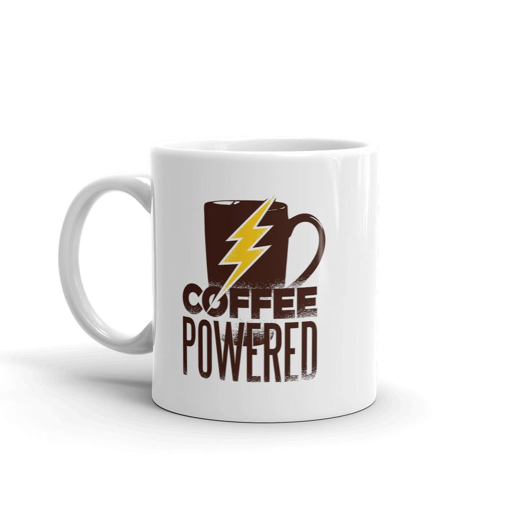 Coffee Powered Coffee Mug — detail view 3