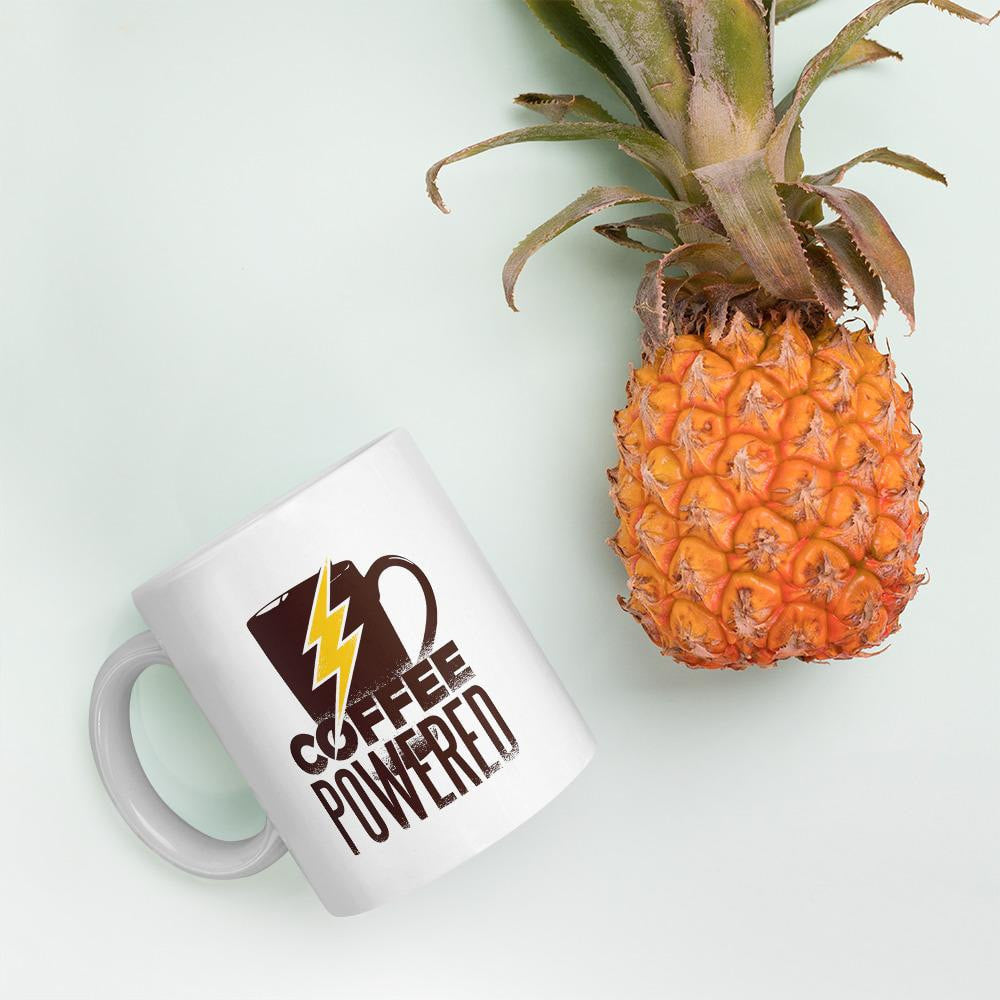 Coffee Powered Coffee Mug — detail view 4