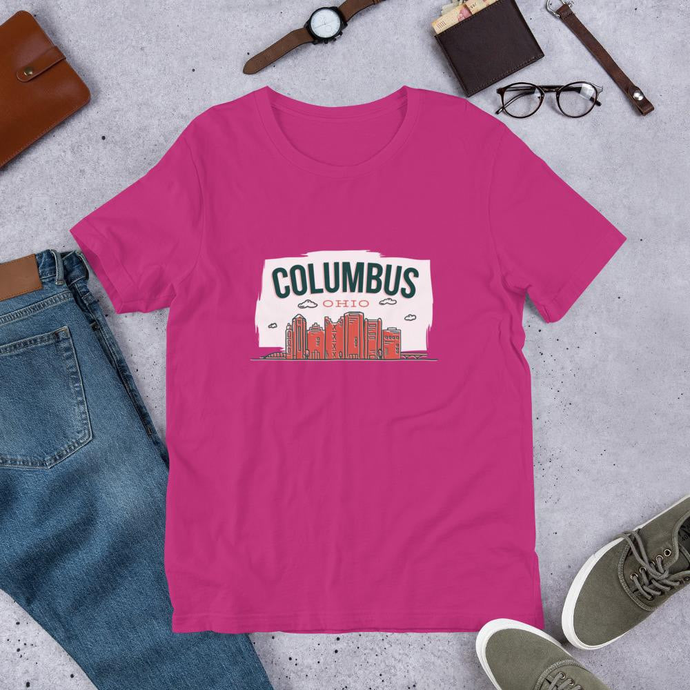 Columbus Ohio graphic tee front print – Fourth Dimension Club