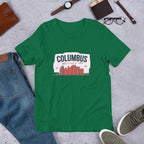 Columbus Ohio Half Sleeve T-Shirt — detail view 4