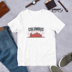 Columbus Ohio Half Sleeve T-Shirt — detail view 8