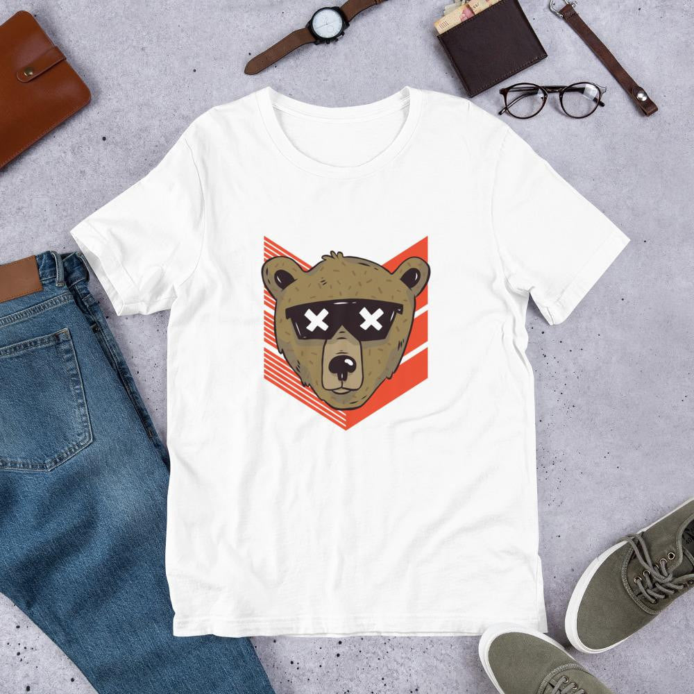 Cool Bear Half Sleeve T-Shirt — White