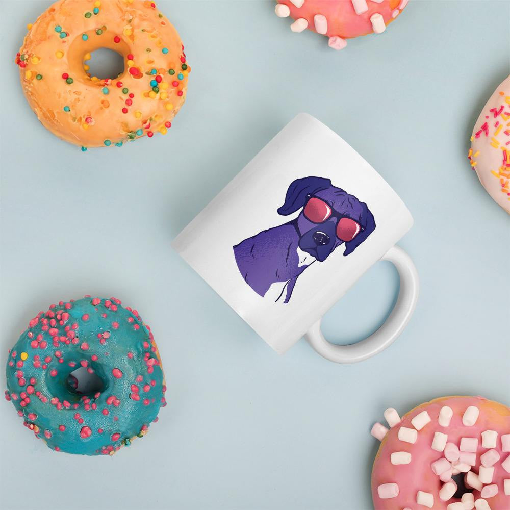 Cool Shady Dog coffee mug – Fourth Dimension Club