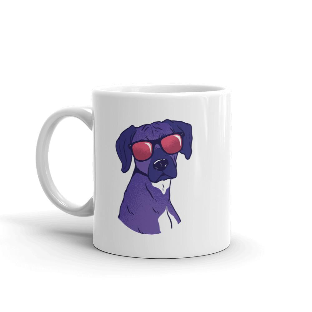 Cool Shady Dog Coffee Mug — detail view 3