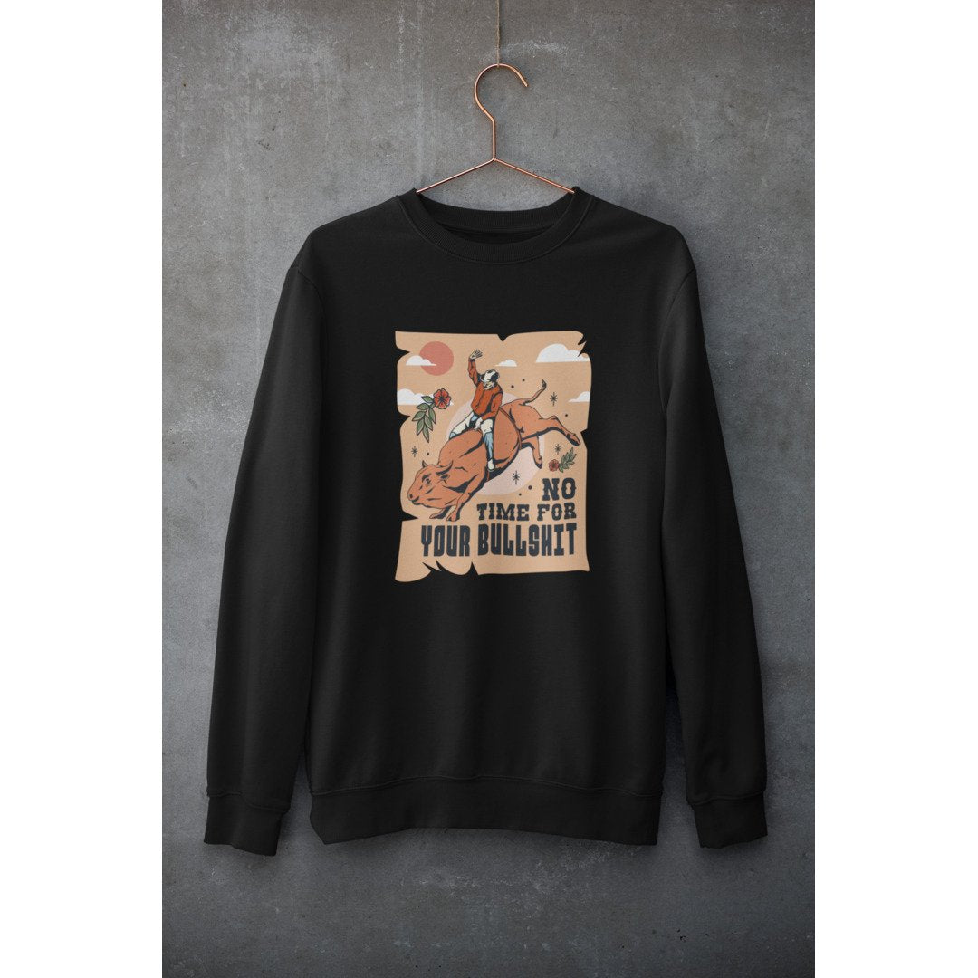 Cowboy & Bull graphic sweatshirt – Fourth Dimension Club