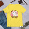 Caturdays Half Sleeve T-Shirt — Yellow