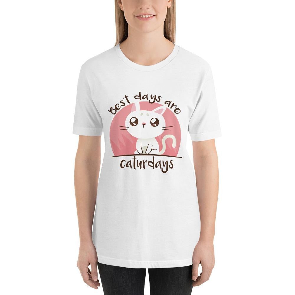 Caturdays graphic tee front print – Fourth Dimension Club