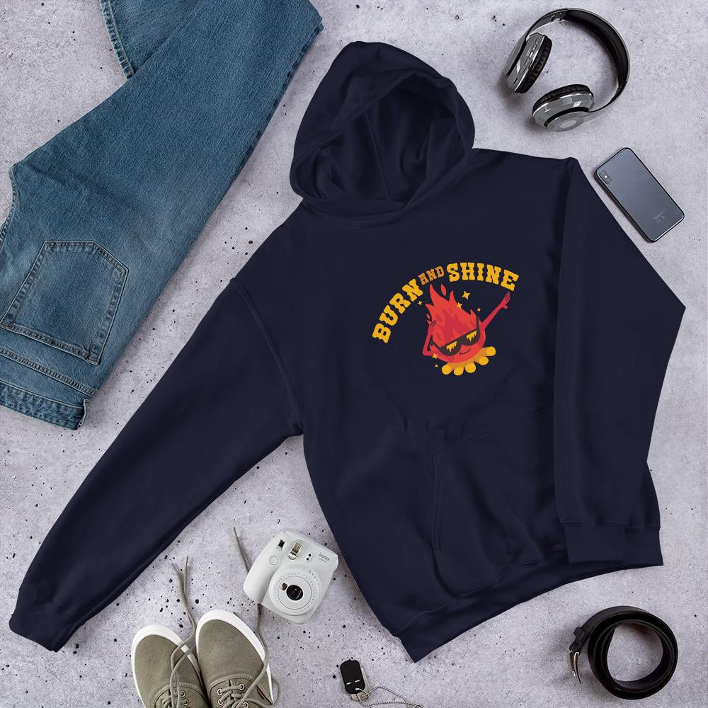 Cute Fire graphic hoodie – Fourth Dimension Club