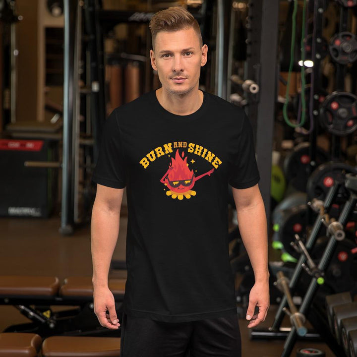 Cute Fire Half Sleeve T-Shirt