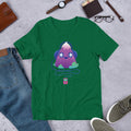 Cute Music Half Sleeve T-Shirt — Green