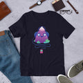 Cute Music Half Sleeve T-Shirt — Navy