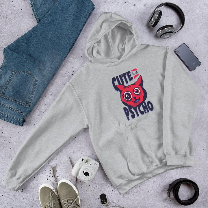 Cute But Psycho Unisex Hooded Sweatshirt