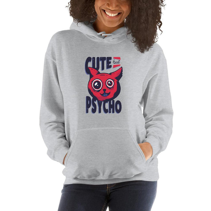 Cute But Psycho Unisex Hooded Sweatshirt