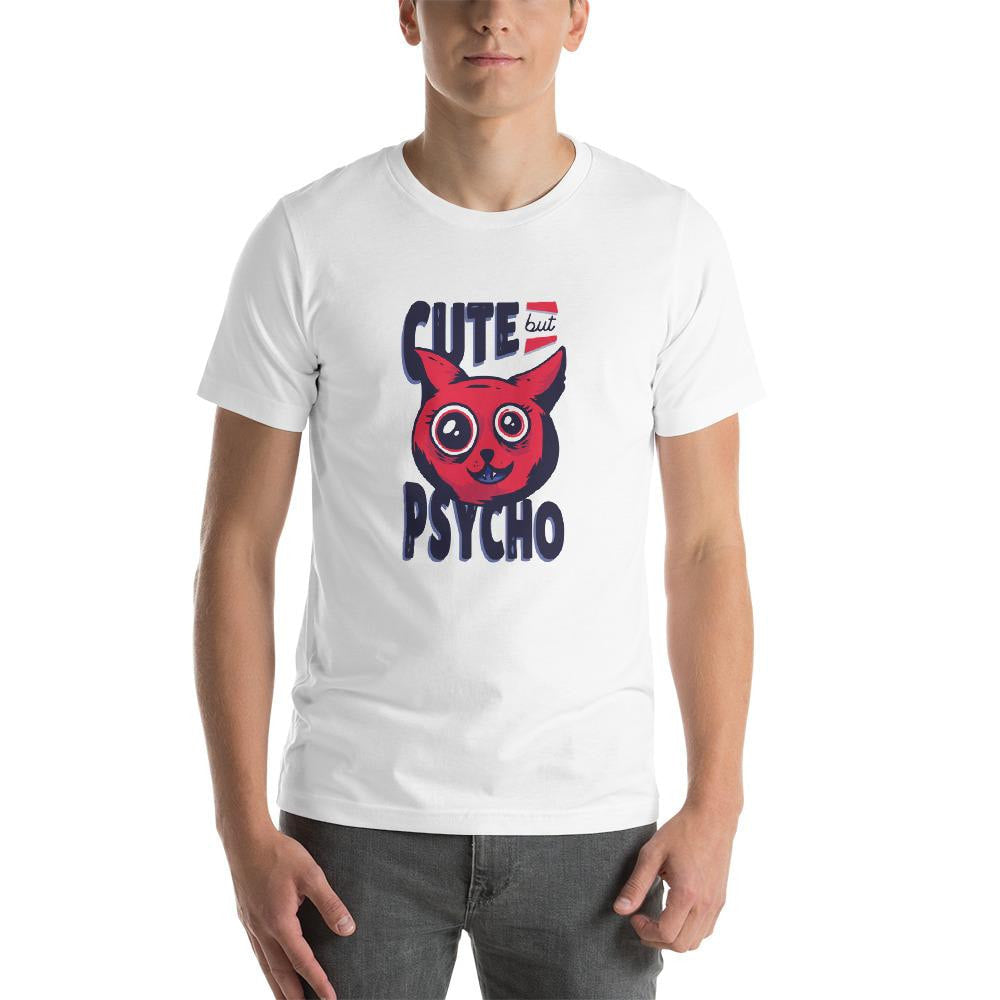 Cute But Psycho Half Sleeve T-Shirt — detail view 8
