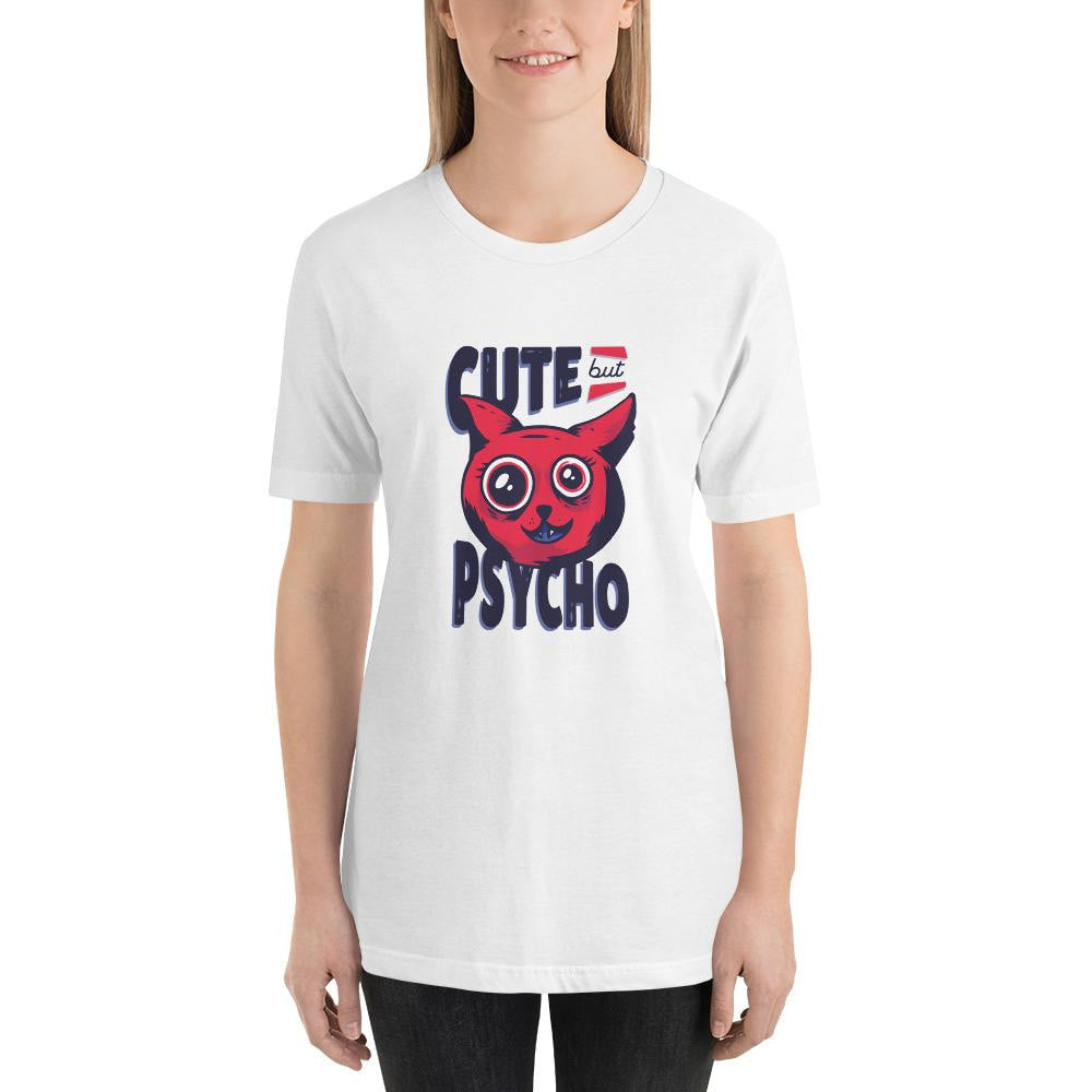 Cute But Psycho Half Sleeve T-Shirt — detail view 9