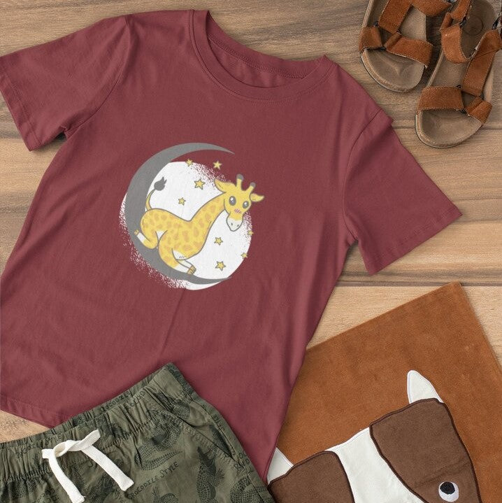 Cute Giraffe Toddler's T-Shirt