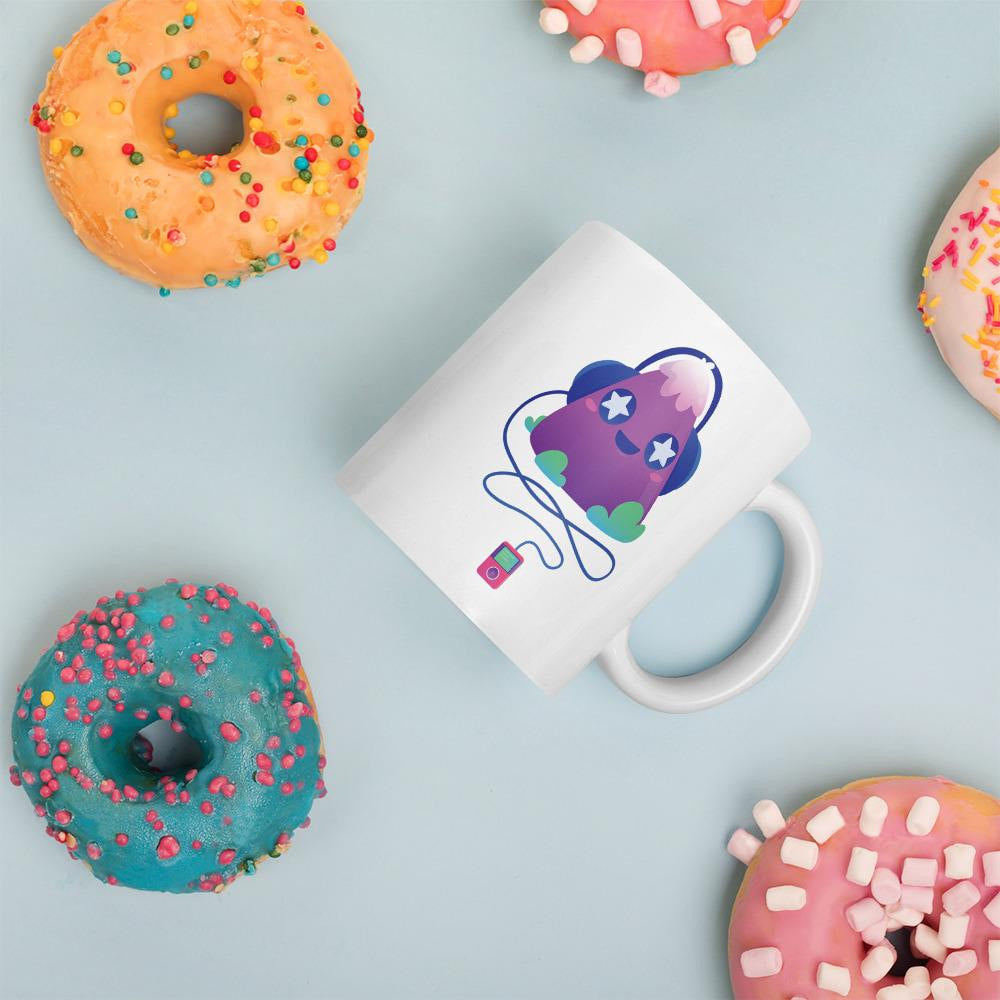 Cute Music coffee mug – Fourth Dimension Club